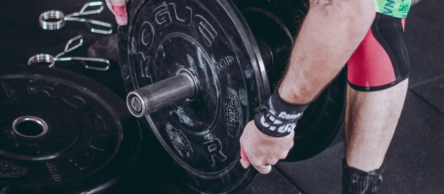 Loading a barbell with lighter load